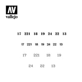 Vallejo Stencils – Soviet Numbers WWII